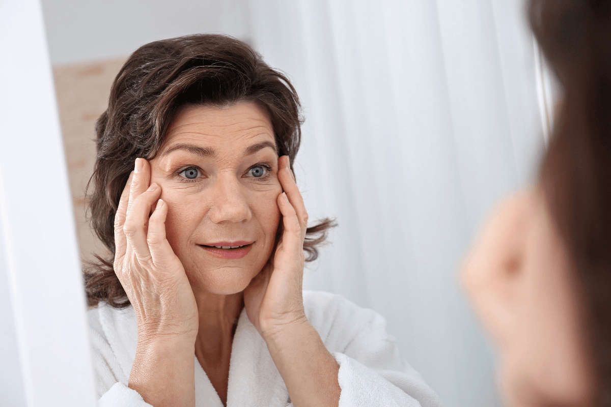 Self Reflection Image of a woman's reflection in a mirror representing self-reflection