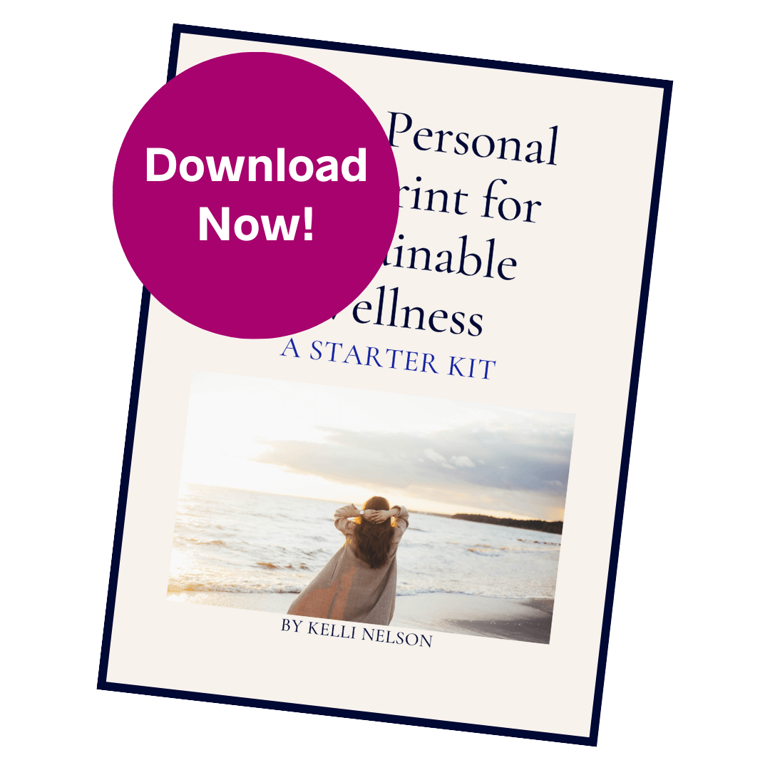 Sustainable Blueprint Guide Mockup Mockup for You Personal Blueprint for Sustainable Wellness Guide